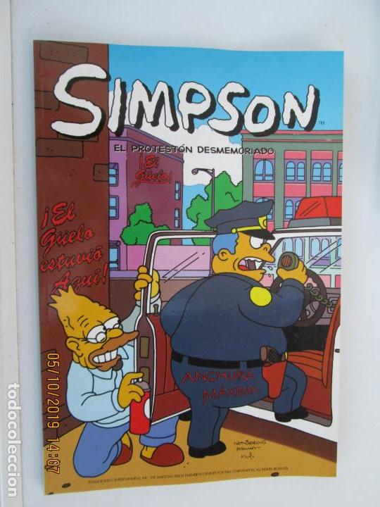 C&oacute;mics: SIMPSON , EL PROTESTON DESMEMORIADO   Matt Groening. Comic Bongo. - Foto 1