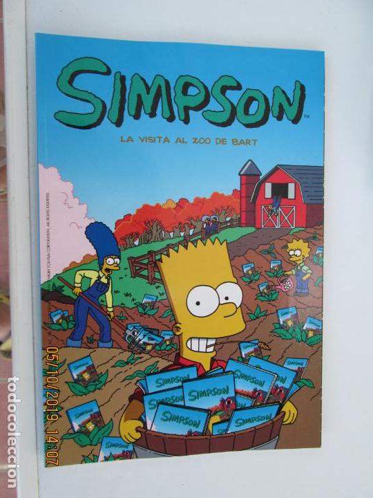C&oacute;mics: SIMPSON ,LA VISITA AL ZOO DE BART   Matt Groening. Comic Bongo. - Foto 1