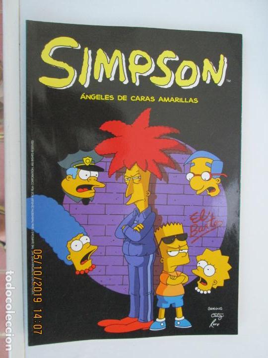 C&oacute;mics: SIMPSON ,ANGELES DE CARAS AMARILLAS  Matt Groening. Comic Bongo. - Foto 1