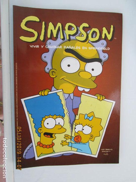C&oacute;mics: SIMPSON ,VIVIR Y CAMBIAR PA&Ntilde;ALES EN SPRINGFIELD    Matt Groening. Comic Bongo. - Foto 1