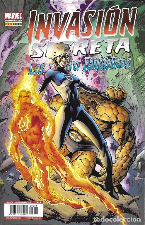 C&oacute;mics: Invasi&oacute;n Secreta. Los 4 Fant&aacute;sticos. Panini 2009 - Foto 1