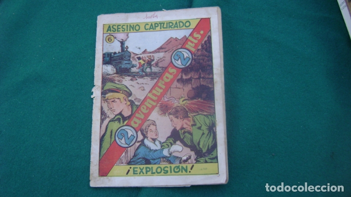 C&oacute;mics: DOS AVENTURAS HISPANO AMERICANA EL 6 SEIS ASESISNO CAPTURADO CJ 4
