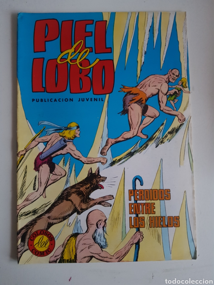 PIEL DE LOBO PERDIDOS ENTRE LOS HIELOS