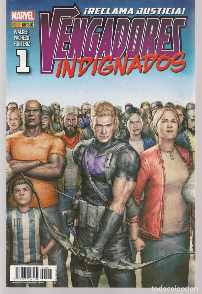 C&oacute;mics: VENGADORES INDIGNADOS. N&ordm; 1. PANINI COMICS. (C/A53) - Foto 1