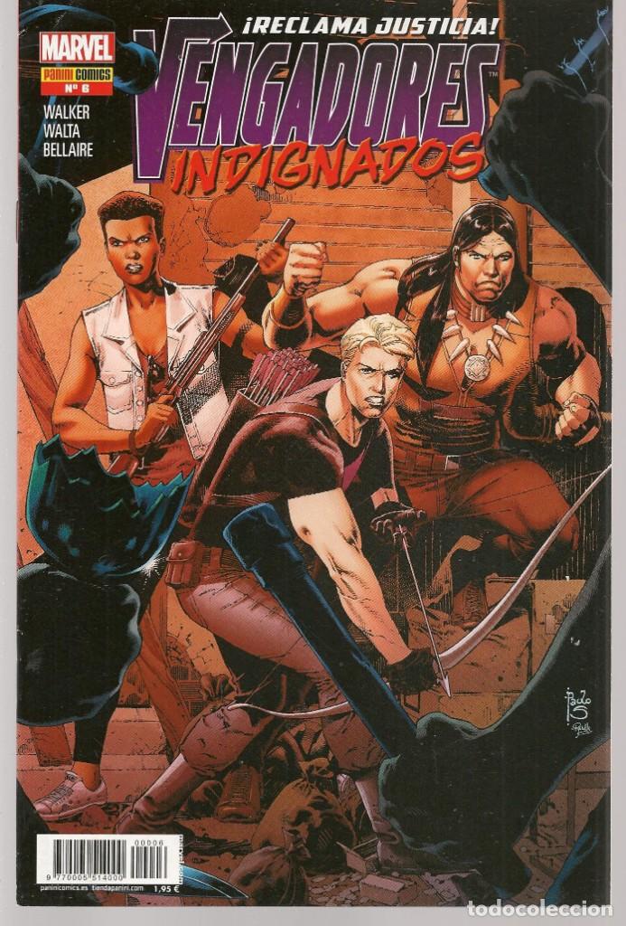 C&oacute;mics: VENGADORES INDIGNADOS. N&ordm; 6. PANINI COMICS. (C/A53) - Foto 1