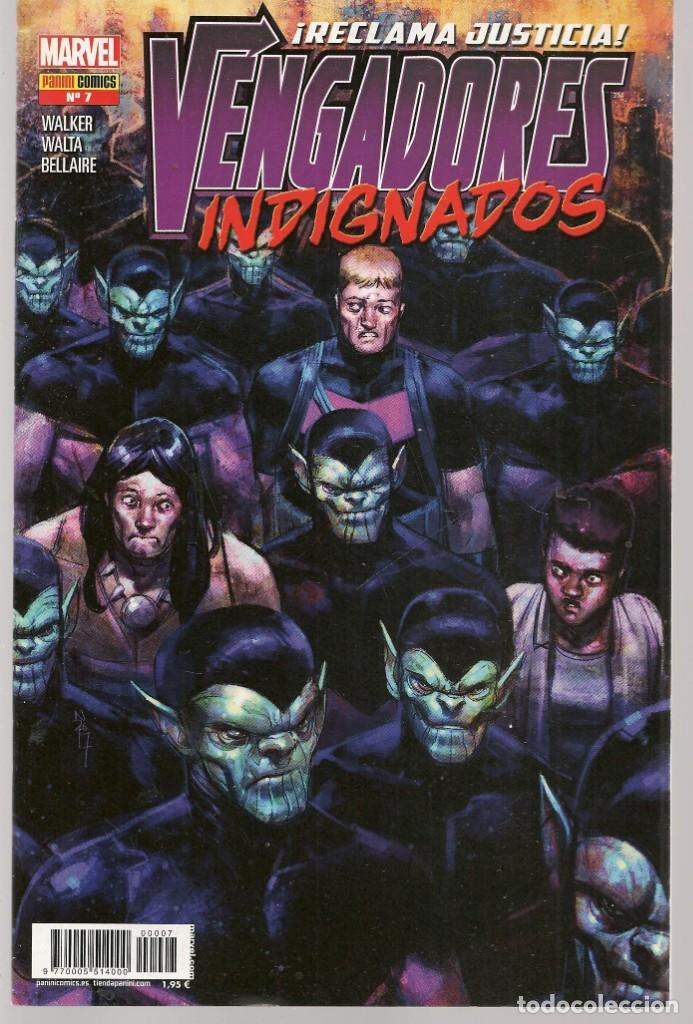 C&oacute;mics: VENGADORES INDIGNADOS. N&ordm; 7. PANINI COMICS. (C/A53) - Foto 1