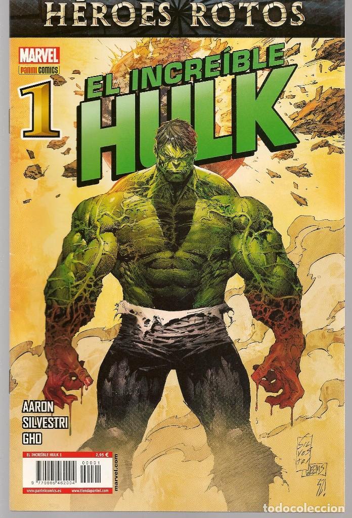 C&oacute;mics: H&Eacute;ROES ROTOS. EL INCREIBLE HULK. N&ordm; 1.  PANINI COMICS. (C/A53) - Foto 1
