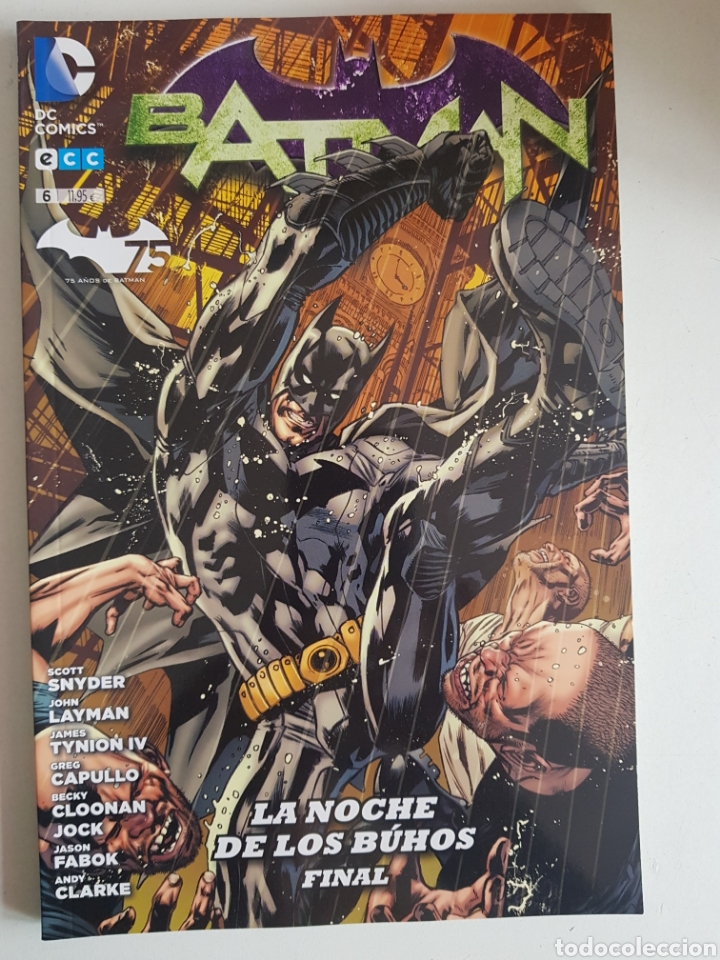 C&oacute;mics: BATMAN NUM.6 LA NOCHE DE LOS BUHOS FINAL DC COMICS - Foto 1