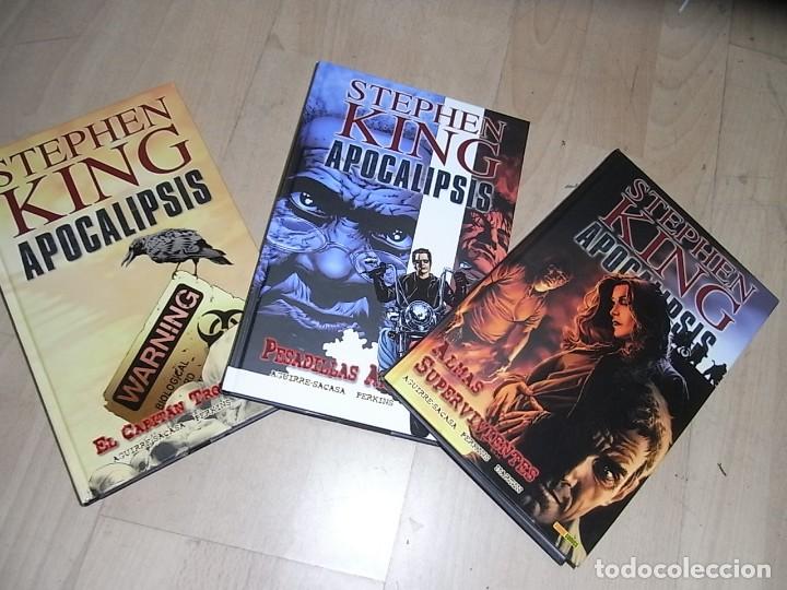 C&oacute;mics: Aguirre, Sacasa, Perkins, Martin, Apocalipsis de Stephen King. 3 comics - Foto 1