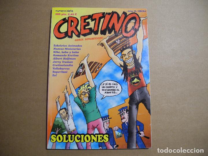 C&oacute;mics: Cretino n. 7. Soluciones. - Foto 1
