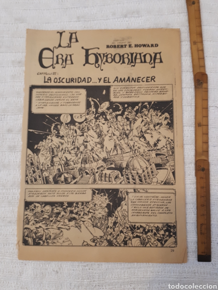C&oacute;mics: La era hyboriana. Cap&iacute;tulo VI. Robert E. Howard. - Foto 1