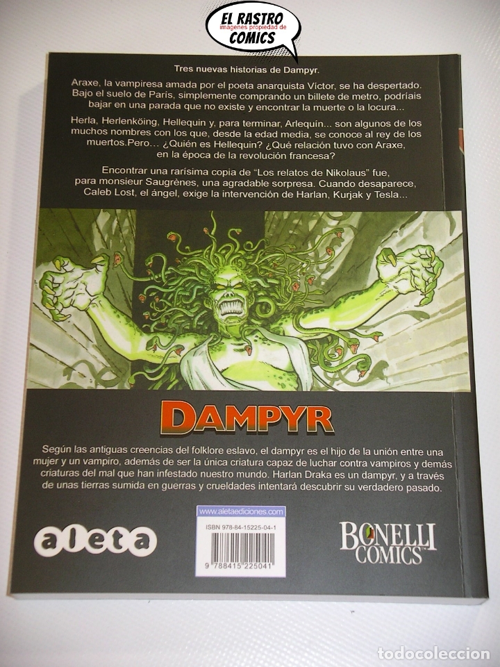 C&oacute;mics: Dampyr, La columna infernal, Bonelli Comics, ed. Aleta a&ntilde;o 2011 - Foto 2