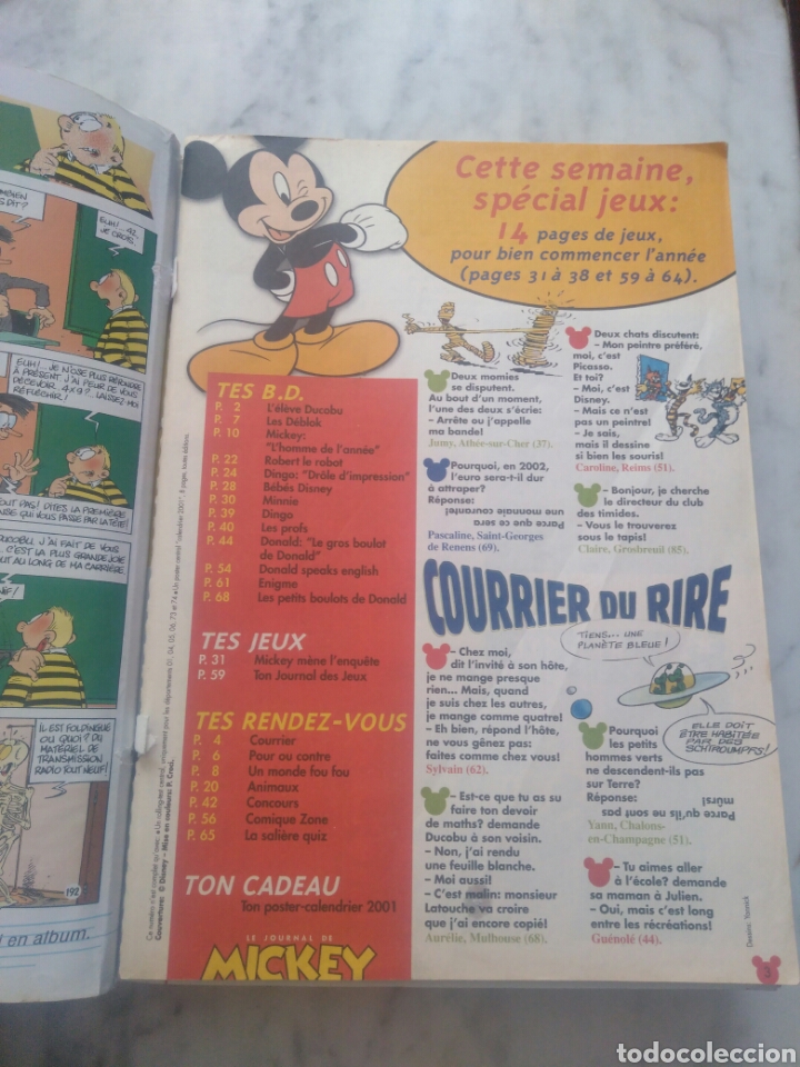 C&oacute;mics: Mickey album numero 191. 10 numeros ( frances) - Foto 4