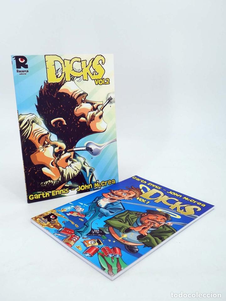 C&oacute;mics: DICKS 1 Y 2. COMPLETA (Garth Ennis / John Mccrea) Recerca, 2004. OFRT antes 14,4E - Foto 1