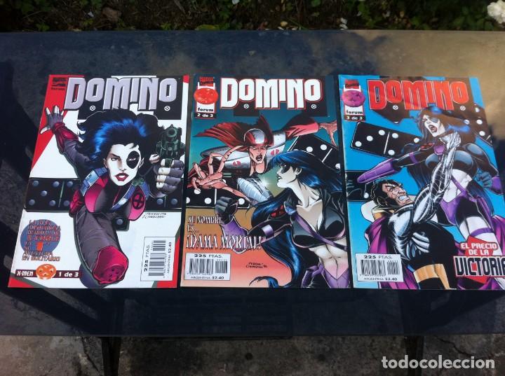 C&oacute;mics: C&Oacute;MIC. DOMINO. MARVEL. FORUM (3 C&Oacute;MIC) 3 DE 3. BUENA CONSERVACI&Oacute;N - Foto 1