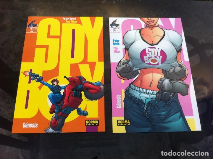 C&oacute;mics: C&Oacute;MIC. SPYBOY. G&Eacute;NESIS. PETER DAVID - POP MHAN (2 C&Oacute;MIC) 2 DE 2. BUENA CONSERVACI&Oacute;N. NORMA EDITORIAL - Foto 1