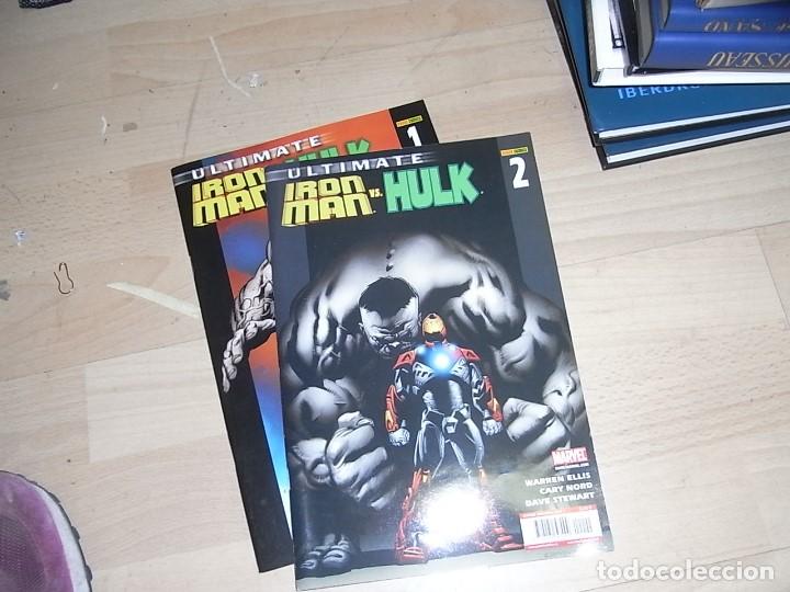 C&oacute;mics: Ultimate Iron Man versus Hulk, numeros 1 y 2 - Foto 1