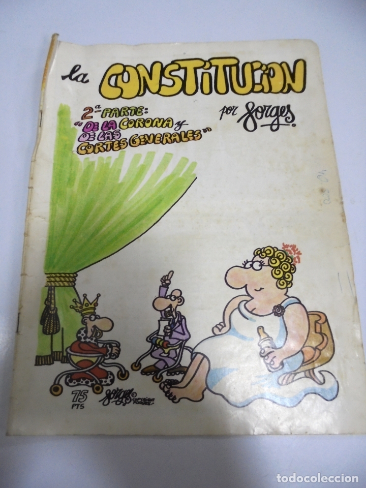 Comics: TEBEO. LA CONSTITUCION POR FORGES. 2&ordf; PARTE: DE LA CORONA DE LAS CORTES GENERALES.