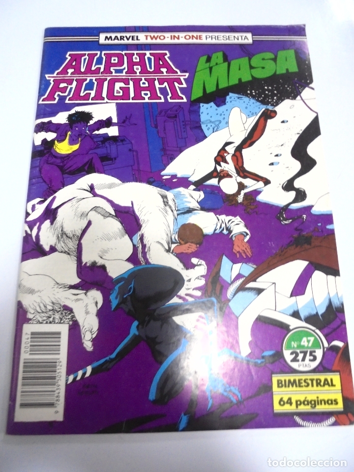 C&oacute;mics: TEBEO. MARVEL TWO-IN-ONE. ALPHA FLIGHT / LA MASA. N&ordm; 47 - Foto 1