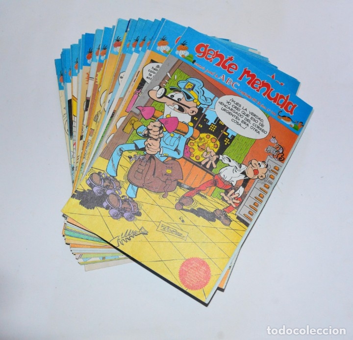 C&oacute;mics: COLECCI&Oacute;N NO COMPLETA GENTE MENUDA SEMANARIO SUPLEMENTO JUVENIL ABC 1997 1998 1999 43 N&ordm; 400 467