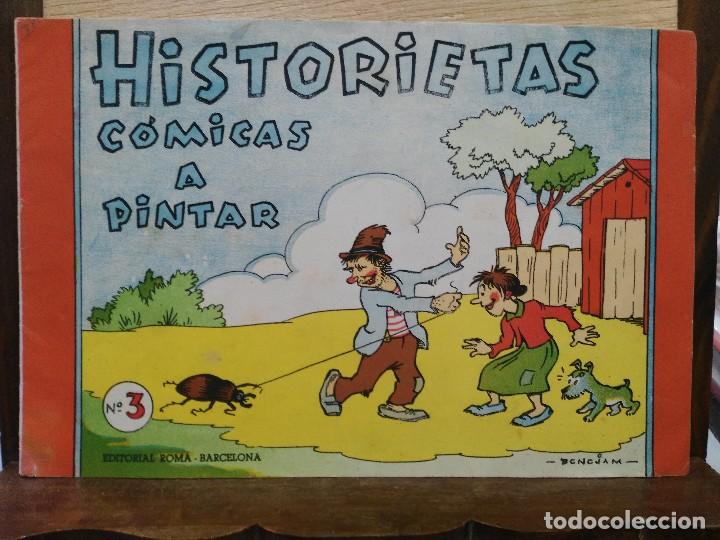 Historietas C&oacute;micas a Pintar - N&ordm; 3 - Ed. Roma