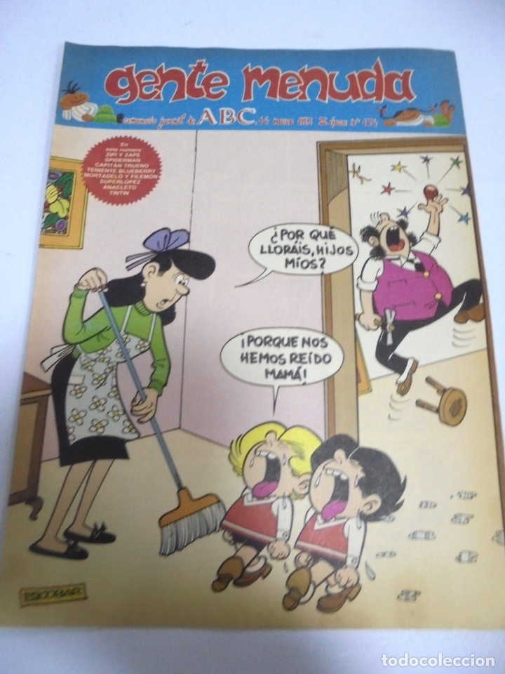 Comics: GENTE MENUDA. SEMANARIO JUVENIL DE ABC. 14 MARZO 1993