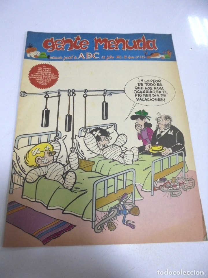 Comics: GENTE MENUDA. SEMANARIO JUVENIL DE ABC. 18 JULIO 1993