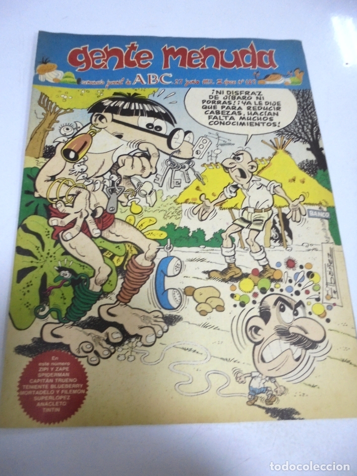Comics: GENTE MENUDA. SEMANARIO JUVENIL DE ABC. 27 JUNIO 1993