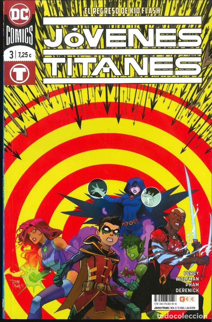 C&oacute;mics: J&Oacute;VENES TITANES N&Uacute;MERO 3 EL REGRESO DE KID FLASH ECC C&Oacute;MICS DC - Foto 1
