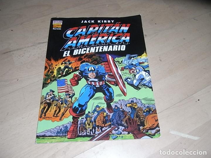 C&oacute;mics: Jack Kirby, Capitan America. El bicentenario, Excelsior, Marvel Comics, Forum - Foto 1