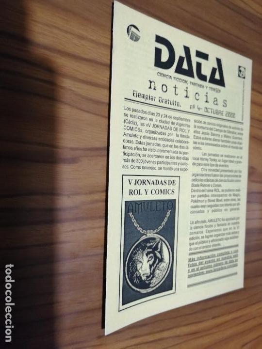 C&oacute;mics: DATA 4. REVISTA DE CIENCIA FICCI&Oacute;N, FANTASIA Y TERROR. CINE, VIDEO, COMIC Y RELATOS. GRAPA. caj. 129