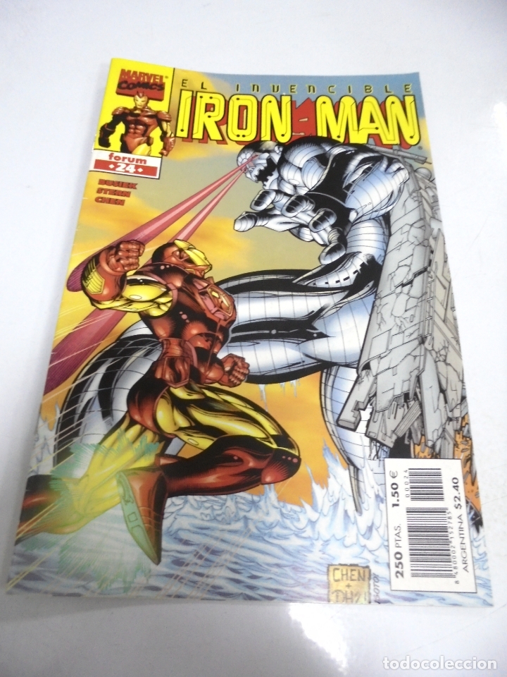 C&oacute;mics: TEBEO. EL INVENCIBLE IRON MAN. N&ordm; 24. MARVEL COMICS - Foto 1