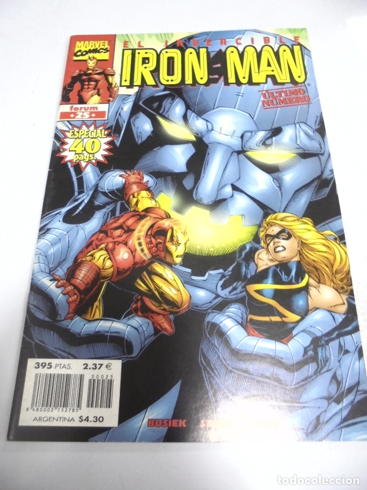 C&oacute;mics: TEBEO. EL INVENCIBLE IRON MAN. N&ordm; 25. MARVEL COMICS - Foto 1