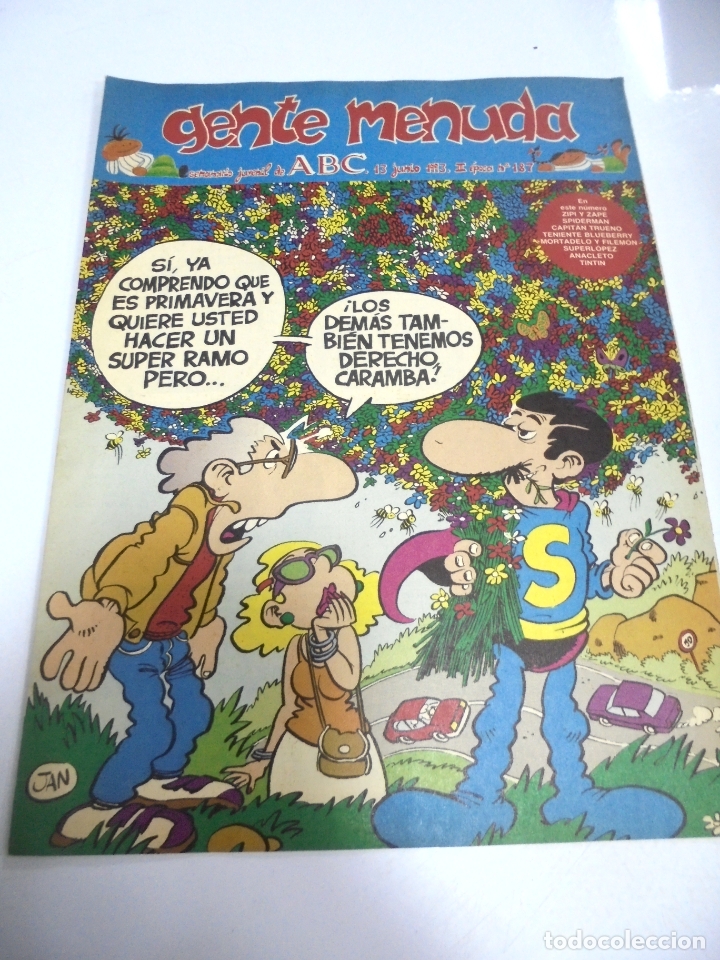 C&oacute;mics: GENTE MENUDA. SEMANARIO JUVENIL DE ABC. 13 JUNIO 1993 - Foto 1