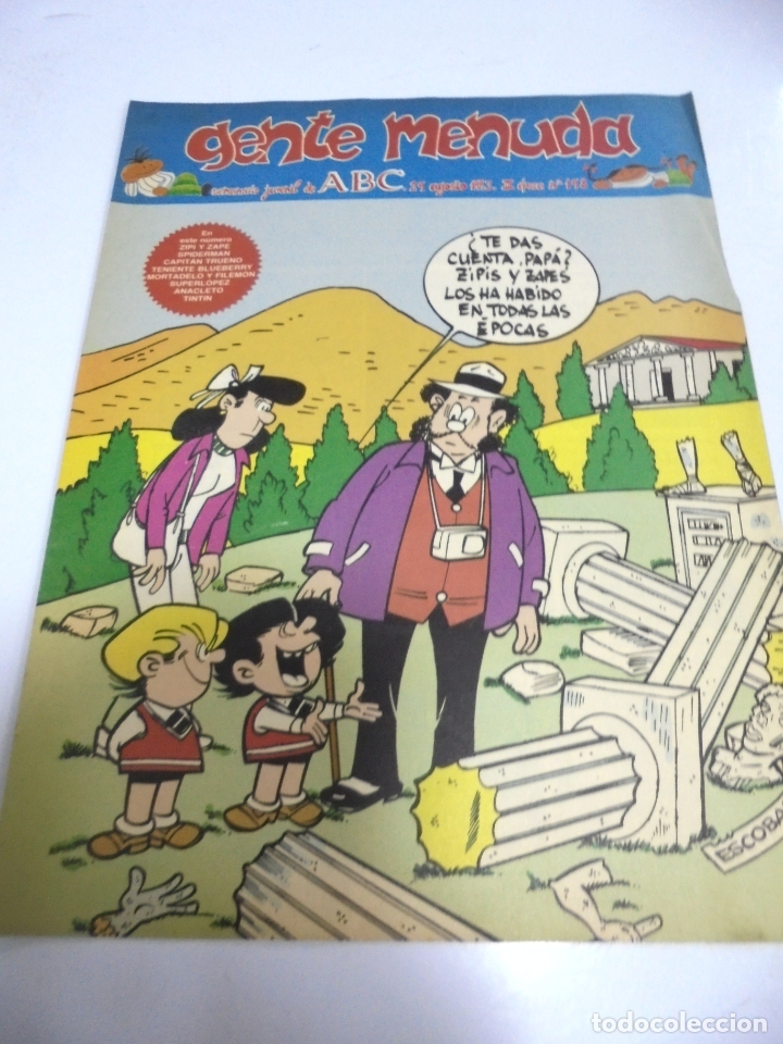 Comics: GENTE MENUDA. SEMANARIO JUVENIL DE ABC. 29 AGOSTO 1993