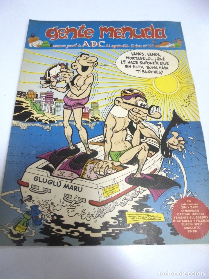 Comics: GENTE MENUDA. SEMANARIO JUVENIL DE ABC. 22 AGOSTO 1993