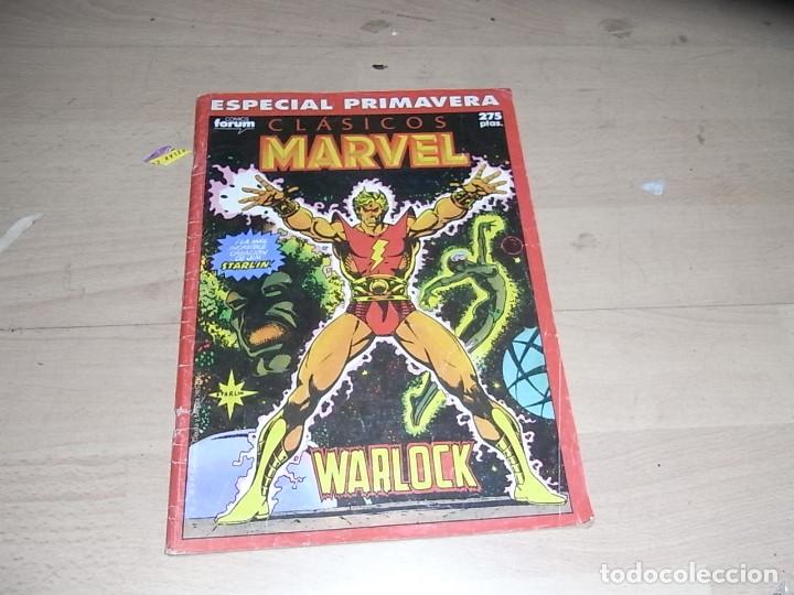 C&oacute;mics: Clasicos Marvel, Especial Primavera, 1990, Warlock, Comics Forum - Foto 1
