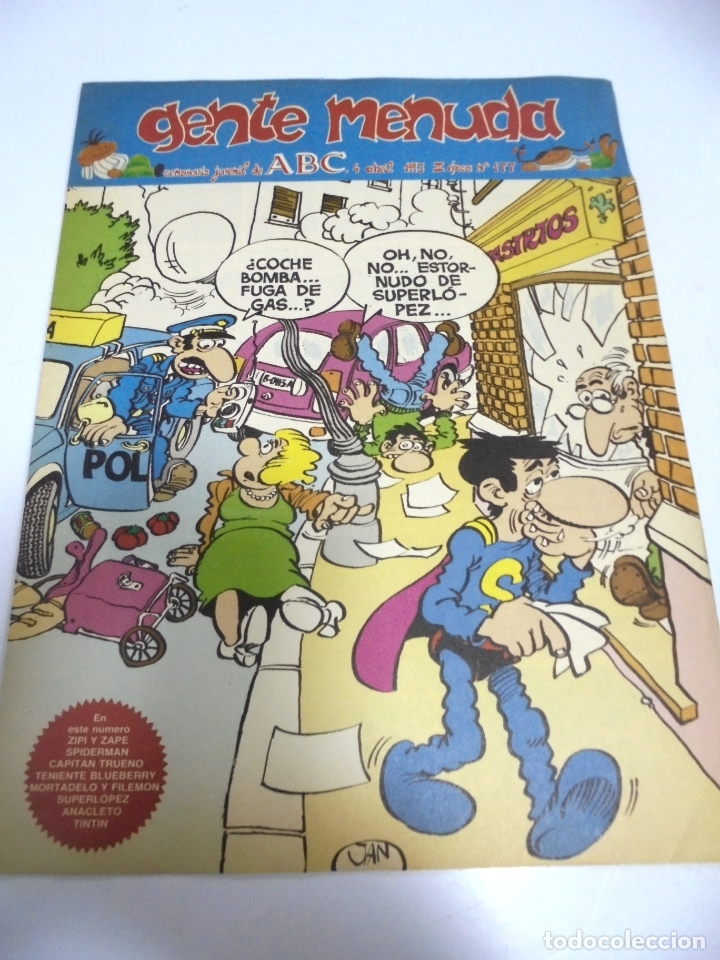 Comics: GENTE MENUDA. SEMANARIO JUVENIL DE ABC. 4 ABRIL 1993