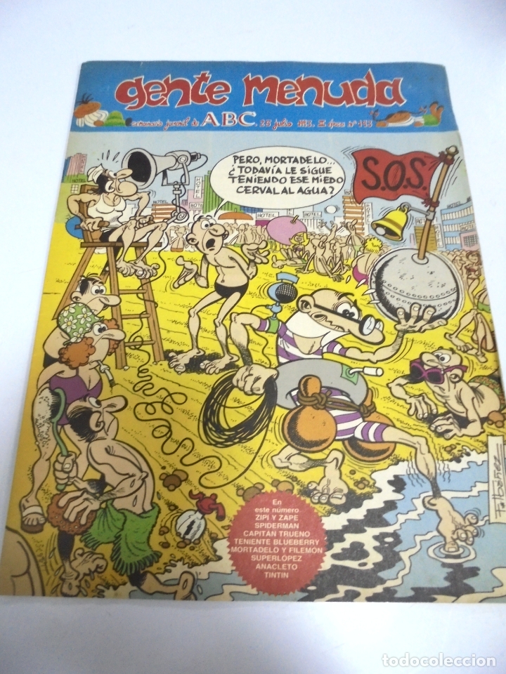 Comics: GENTE MENUDA. SEMANARIO JUVENIL DE ABC. 25 JULIO 1993