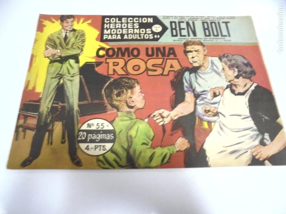 C&oacute;mics: TEBEO. HEROES MODERNOS. BEN BOLT. N&ordm; 55. COMO UNA ROSA - Foto 1