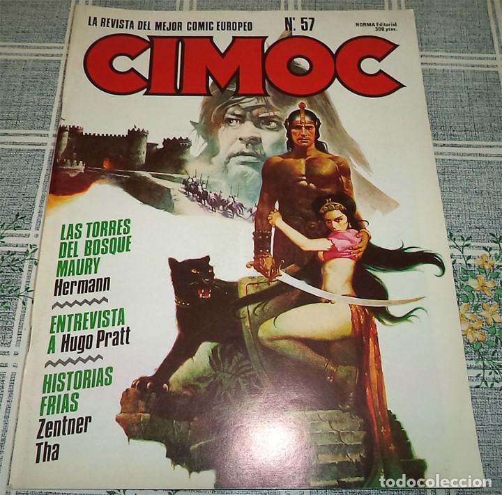C&oacute;mics: CIMOC N.&ordm; 57 HERMANN HUGO PRATT ZENTNER THA... - Foto 1