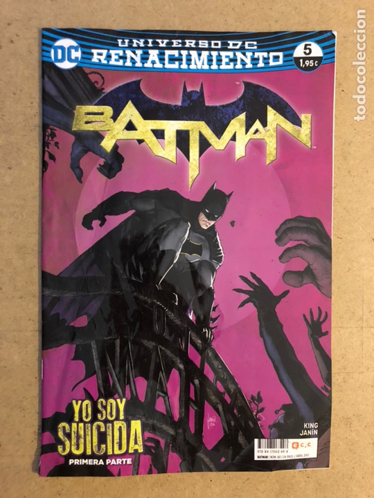 C&oacute;mics: BATMAN N&deg; 5 (DC COMICS, 2017). YO SOY SUICIDA (PRIMERA PARTE). - Foto 1