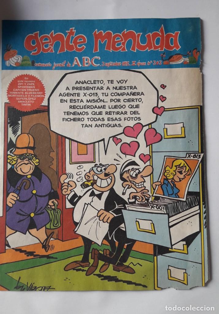 C&oacute;mics: GENTE MENUDA N&ordm;303 - 3 septiembre 1995 - Foto 1