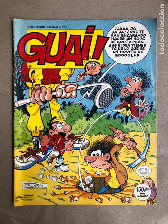 C&oacute;mics: GUAI N&deg; 81 (TEBEOS S.A. 1987). BUEN ESTADO.