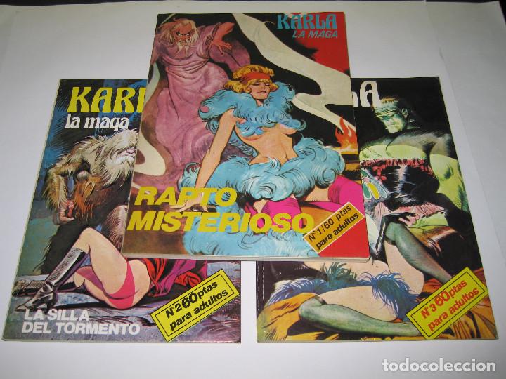 C&oacute;mics: KARLA LA MAGA - COLECCI&Oacute;N COMPLETA - 1976 - n&uacute;m. 1 - 2 - 3 - Foto 1
