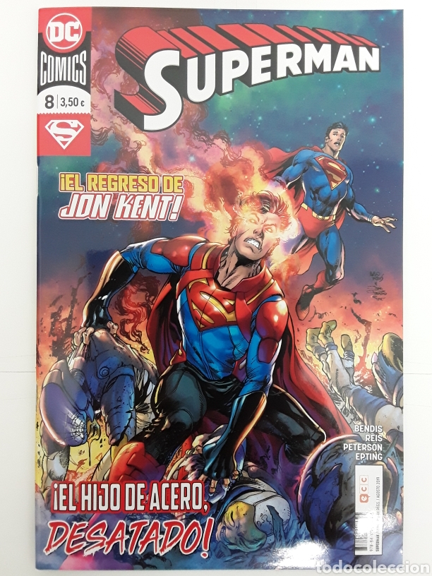 C&oacute;mics: Superman 87 / 8 (grapa) - Bendis, Reis, Peterson, Epting - ECC Editorial - Foto 1