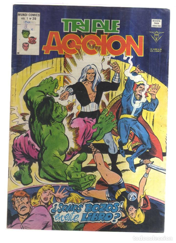 C&oacute;mics: TRIPLE ACCION VOL,1 N,20 - Foto 1
