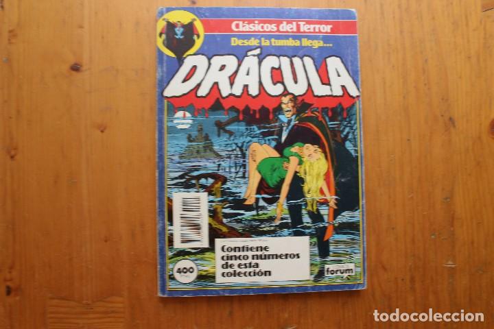 C&oacute;mics: CL&Aacute;SICO DEL TERROR DRACULA CONTIENE 5 NUMEROS - Foto 1