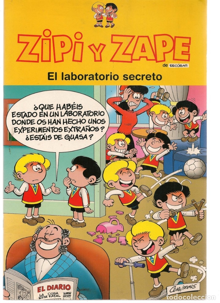 C&oacute;mics: ZIPI Y ZAPE. EL LABORATORIO SECRETO. EDICIONES B. 2004.(B/A21) - Foto 1
