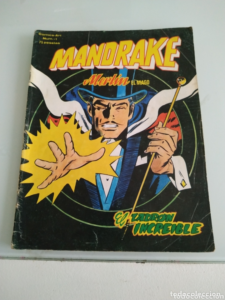 C&oacute;mics: mandrake. Merl&iacute;n el mago.El ladr&oacute;n incre&iacute;ble. N&uacute;mero 1 - Foto 1